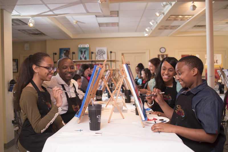 Paint and Sip Event