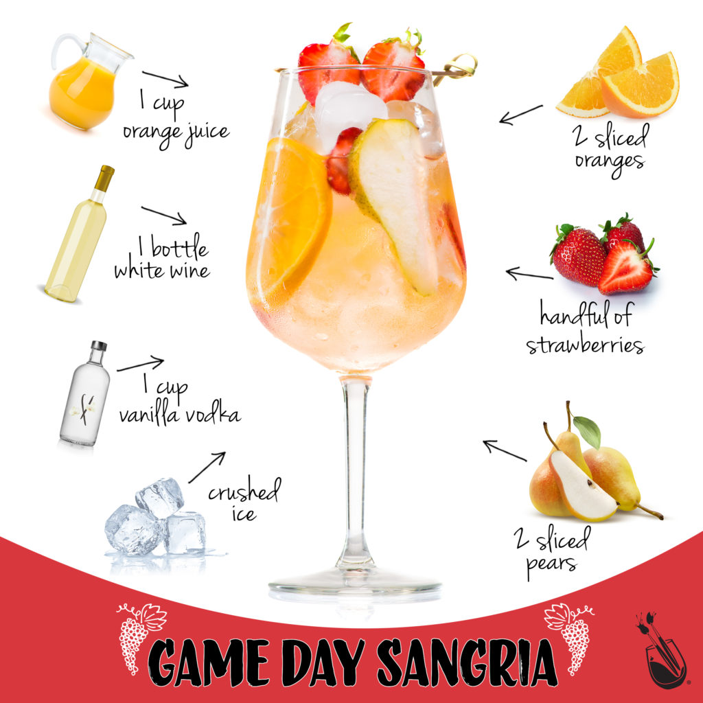 Colorful Cocktails: Game Day Sangria Colorful Cocktails: Game Day Sangria