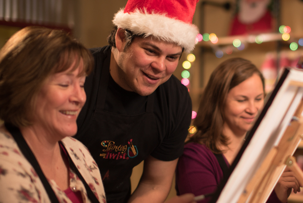 How to throw a holiday paint party